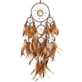 thumbnail image 1 of AUDeals 31.4 Inch Feather Dream Catchers for Bedroom, Small Bohemian Wall Hanging Decor for Kids, Boys, Girls, and Nursery, Handmade Wall Art Ornament and Craft, 1 of 9