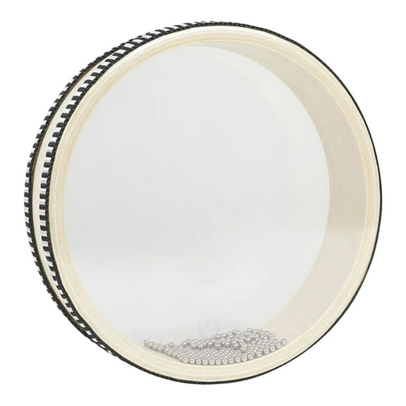 AUDeals 4/6/8/10/12 Inch Ocean Drum Set | Handmade Hardwood Water Meditation Instrument for Sound Therapy, Yoga & Relaxation (Natural Color)