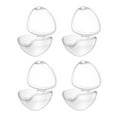 thumbnail image 1 of AUDeals 4-Piece Transparent Pacifier Storage Box Set, Clear Holder Case and Container for Baby and Toddler Pacifiers, for Outdoor Travel and Keeping Clean, Portable, 1 of 6