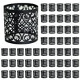 thumbnail image 1 of AUDeals 50-Pack Disposable Laser Cut Napkin Rings, Gold Foil Hollow Design Napkin Holders for Wedding, Party, Event, and Hotel Table Decor and Settings, 1 of 3