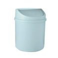 thumbnail image 1 of AUDeals 6.69*5.12 Inches Desktop Mini Cute Trash Can with Rotating Lid Space Saving PP Plastic Cylindrical Mini Trash Can Small Plastic Storage Bin for Home Kitchen Dressing Office Kids Bedroom, 1 of 3
