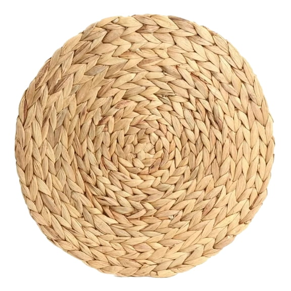 AUDeals 7.3 Inch Hollow Insulation Dinner Plate Pad and Hot Pot Holder, Heat Resistant Place Mats for Countertops and Tables, Farmhouse Kitchen Decor Essential