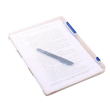 AUDeals A4 File Portable Project CaseTransparent Storage Box Clear Plastic Document Paper Filling Case File 8.5 x 11.69 in File Organizer