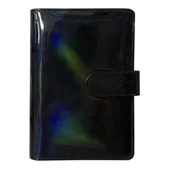 AUDeals A6 PU Leather 6-Ring Binder with 26 Tabbed Dividers, Refillable Budget Planner and Organizer with 12 Pockets, for Financial Tracking and Note-Taking