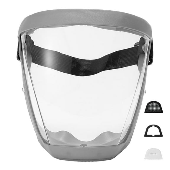 AUDeals Adult Clear Protective Face Shield with Anti-Fog Technology, Full Coverage Safety Visor for Maximum Protection, Anti-Splash Equipment for Daily Use