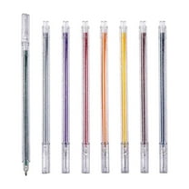 AUDeals Art Gel Pen Gel Pen Set Gel Dye Ink Pens Reusable Glitter and Pastel Colors Pen for Cards Journal Drawing 16ml 8 Colors