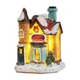 thumbnail image 1 of AUDeals Battery Operated Christmas Village Set with Lights, Winter Snow House Decor for Tabletop Mantel, Holiday Display Collection for Home, Office, Festival Decorations, 1 of 8