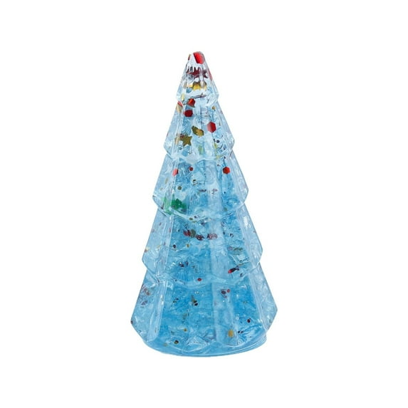 AUDeals Christmas Tree Decor Tabletop, Mini Christmas Tree Statue for Fireplace Mantel, Holiday Desktop Centerpiece Decorations for Home Office Festival