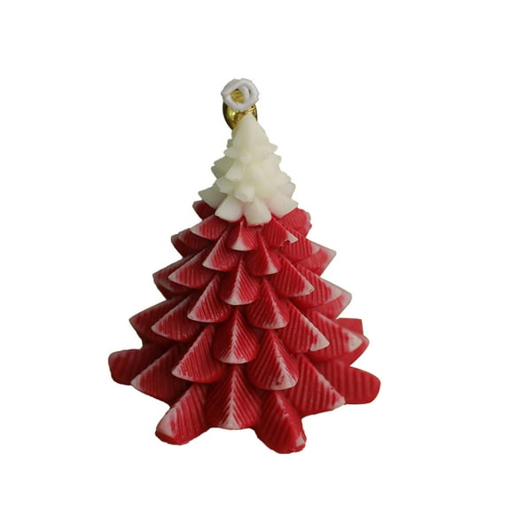 AUDeals Christmas Tree Shaped Candles Decorative Candles In 6h Burning Times Natural Paraffin Wax Candle Holiday Gifts for Women for Meditation, Yoga, Relaxation, Bath, SPA, Ideal Gifts for Women