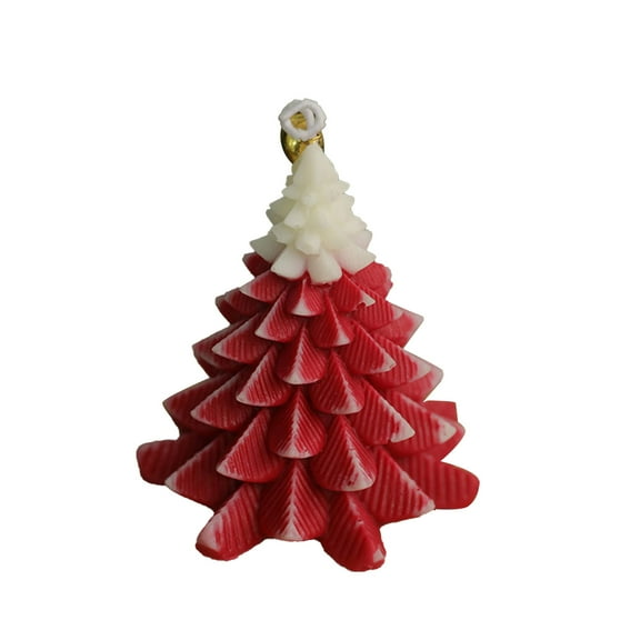 AUDeals Christmas Tree Shaped Candles Decorative Candles In 6h Burning Times Natural Paraffin Wax Candle Holiday Gifts for Women for Meditation, Yoga, Relaxation, Bath, SPA, Ideal Gifts for Women