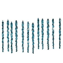 AUDeals Colorful Acrylic Icicle Christmas Ornaments Glittering Ice Stick & Ice Drop Hanging Decor for Tree, Windows & Winter Wonderland Theme