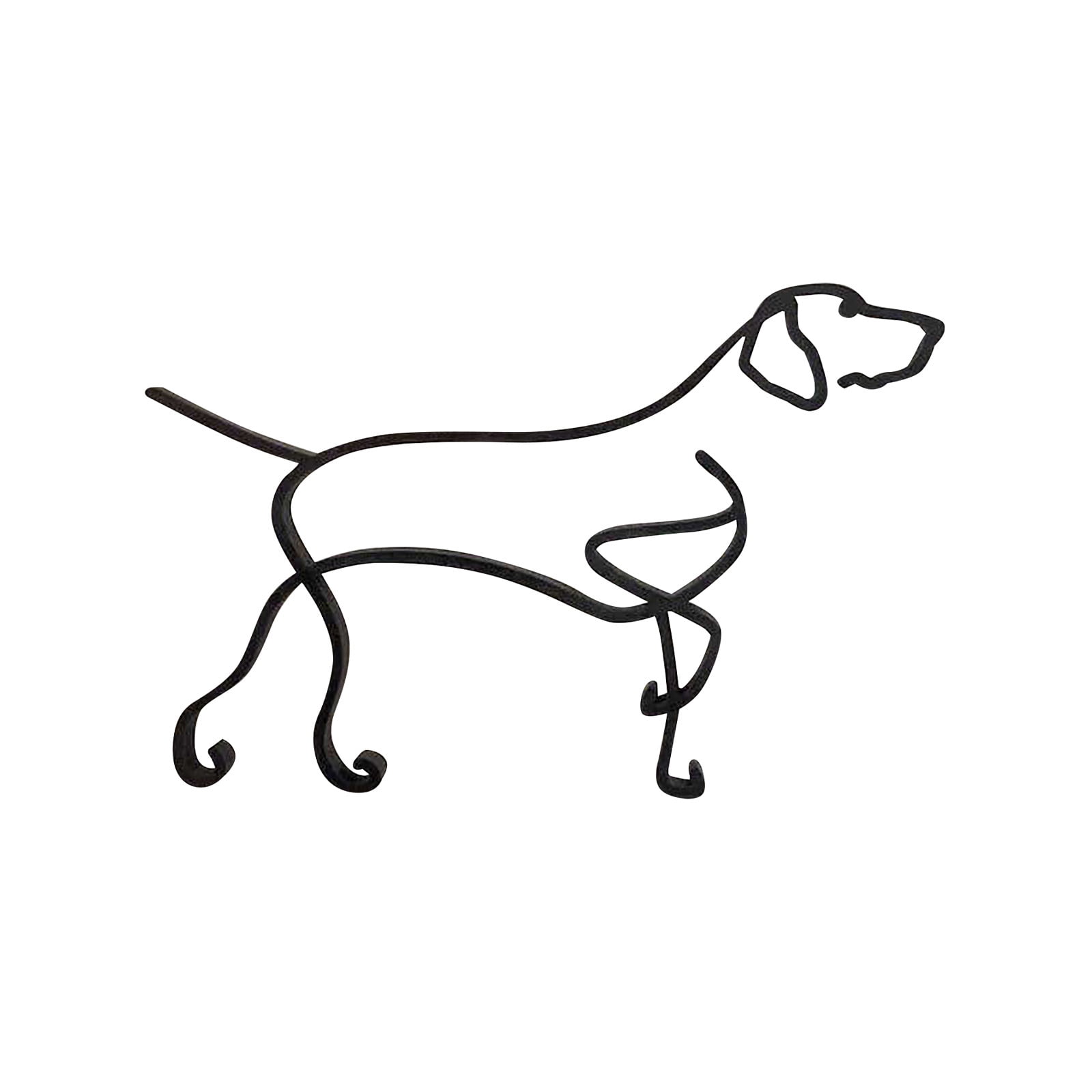 AUDeals Dog Minimalist Art Sculpture Minimalist Arts Sculpture