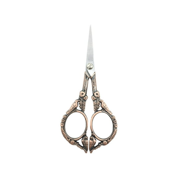 AUDeals Embroidery Scissors Sewing Embroidery Scissors Small Vintage Sharp Detail Shears for Craft Artwork Needlework Yarn Handicraft DIY Tool Thread Snips Craft Tool for Cutting Paper Fabric