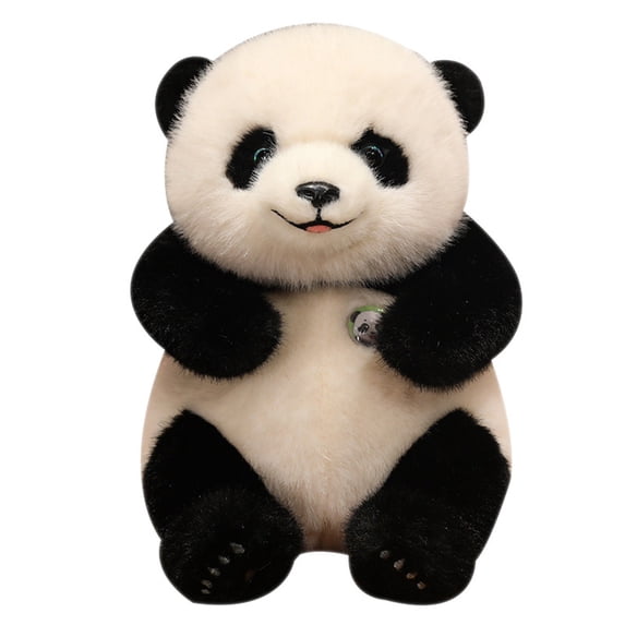 AUDeals Emotional Growth Plush Panda | Developmental Sensory Toy with Ultra-Soft Organic Cotton | Huggable Companion for Bedtime & Anxiety Relief | Eco-Friendly Stuffed Animal Gift