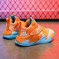 thumbnail image 1 of AUDeals Kids Running Shoes - Lightweight Breathable Sports Sneakers for Boys Girls, Basketball Walking School Trainers (Orange, 11.5-12 Years), 1 of 5
