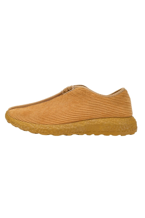 Men Women Wide Adjustable House Shoes Indoor Outdoor Barefoot Slippers Cozy Walking Shoe Monk Martial Arts Kung Fu Sneaker (Gold, 6.5)
