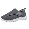 thumbnail image 1 of AUDeals Men's Barefoot Walking Shoes, Wide Width Adjustable Trainers with Breathable Comfort for Outdoor Running (Grey, 6.5), 1 of 2