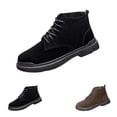 thumbnail image 1 of AUDeals Men's Chukka Boots, Warm Suede Lace Up Ankle Shoes with Durable Comfort, Classic Outdoor and Work Style, 1 of 7