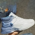 thumbnail image 1 of AUDeals Men's Gradient Sneakers, High Top Athletic Shoes with Mesh Breathable Comfort for Walking and Running (Light Blue, 8), 1 of 4