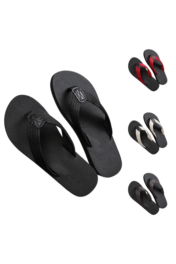 Men's Novelty Flip Flops Funny Hidden Shape Anti Slip Soft Sandals Creative Beach Summer Gag Gift Wear