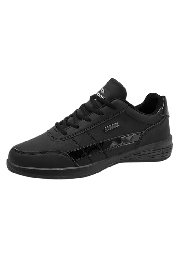 Men's Running Shoes, Lace Up Athletic Sneakers with Lightweight Comfort and Slip On Style for Gym and Walking