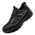 thumbnail image 1 of AUDeals Men’s Walking Non Slip Athletic Gym Slip On Shoes Running Comfortable Tennis Breathable Workout Fashion Sneakers (Black, 9), 1 of 9