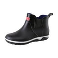 thumbnail image 1 of AUDeals Men’s Waterproof Rubber Rain Boots Foldable Fishing Garden Work Boots Slip Resistant Outdoor Mud Boots (Black, 9), 1 of 4