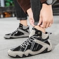 thumbnail image 1 of AUDeals Men’s Wrestling Barefoot Boxing Shoes, Zero Drop High Top Fighting Sneakers, Training Footwear for Taekwondo, Martial Arts & Weightlifting Gym Workout (Grey, 6), 1 of 5