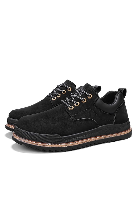 Men's and Women's Oxfords Round Toe Lace Up Dress Shoes Casual Business Formal Walking School Wear