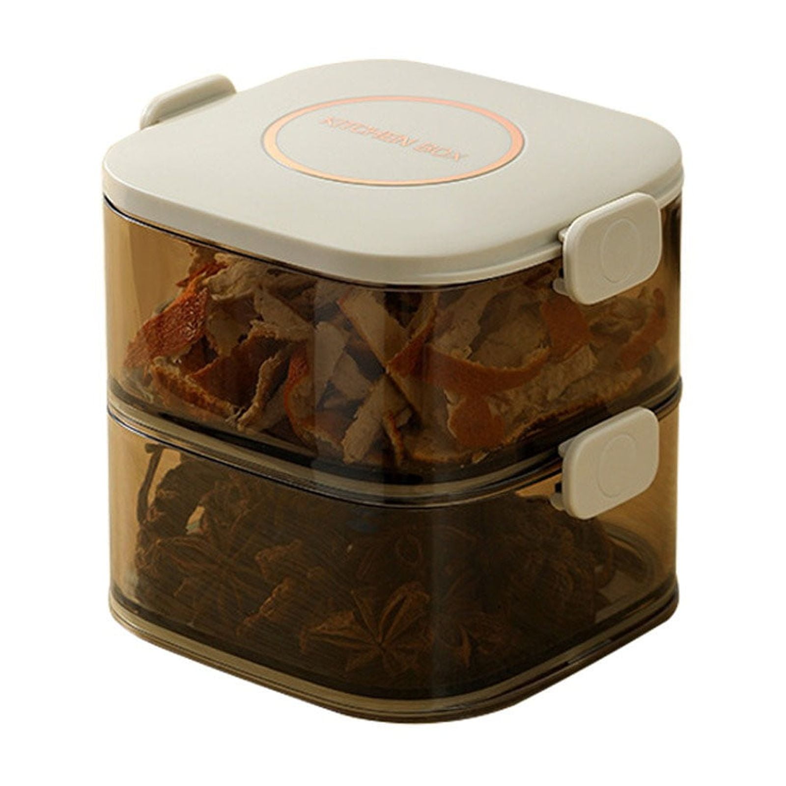 AUDeals Modular Spice Rack Organizer Seasoning Box Set with Airtight ...