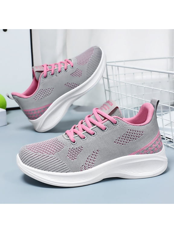 Orthopedic Bowling Shoes, Mesh Athletic Sneakers with Universal Slide Soles, Lightweight Comfort for Gym and Work