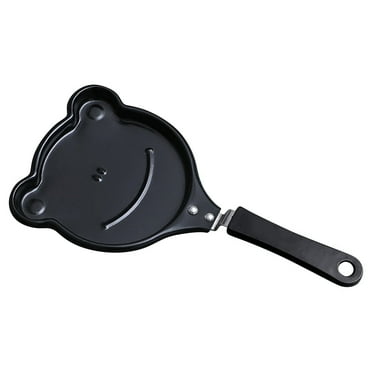 AUDeals Pancake Pans Pancake Maker Kitchen Tools Eggs Shape Pan Flip Omelet Mini Breakfast Eggs Frying Pot Non-Stick Pan Pancake Maker 10.2*4.7 Inch