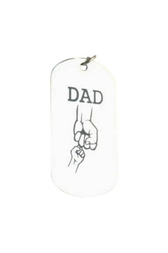 Personalized Gift for Father's Day Customized Keychain for Dad Papa Keyring for Daddy Husband Gifts Men Key Pendant Decor Personalized Keychain