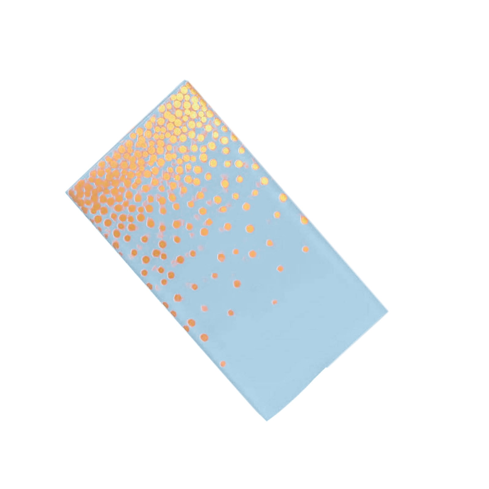 AUDeals Plastic Tablecloth Gold Dot, Disposable Gold Dot Confetti Dark ...