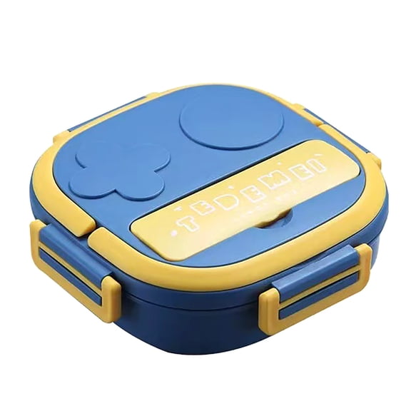 AUDeals Premium 304 Stainless Steel Square Lunch Box | Insulated Food Container | Leak-Resistant & Portable Design | for Office, School, Travel