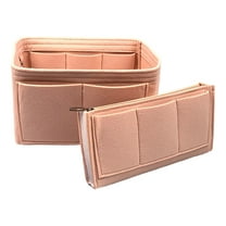 AUDeals Purse Organizer Insert Multi-Compartment Handbag Organizer for Makeup/Travel, Lightweight Tote Bag Insert with Zipper