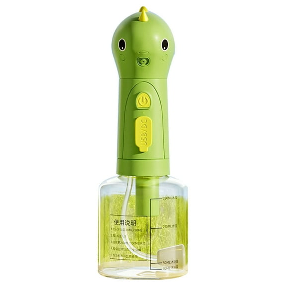 AUDeals Rechargeable Pet Foam Machine with Dinosaur Design, Shampoo Dispenser for Dogs Cats, Adjustable Sprayer Foaming Tool Eco-Friendly Bottle for Home