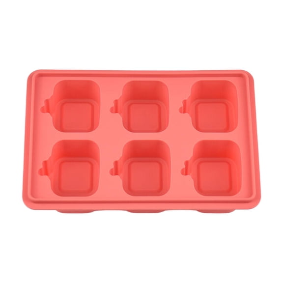 AUDeals Retro Television Shaped 3D Silicone Ice Cube Trays, Novelty Ice Molds for Movie Night Drinks, Themed Parties, and Home Bar Decor