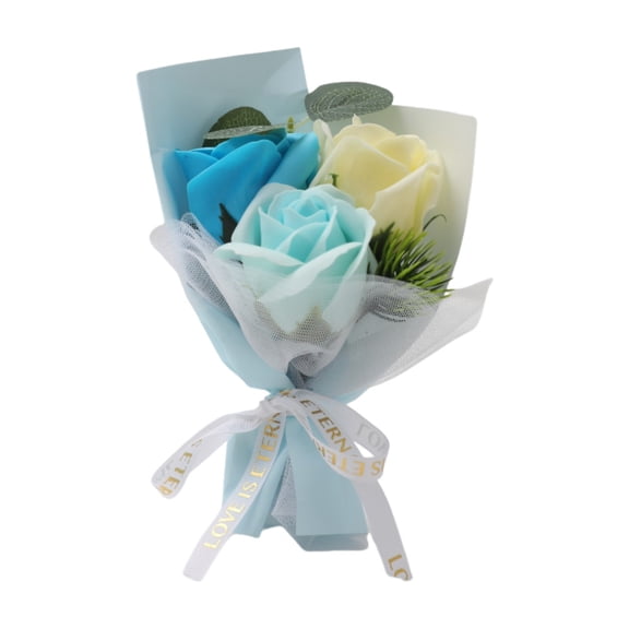 AUDeals Soap Rose Bouquet, Artificial Rose Flowers for Festive Gifts for Women, Friends, Girlfriend, Birthday, Christmas, Valentine's Day from Husband, Artificial Flowers Home Décor
