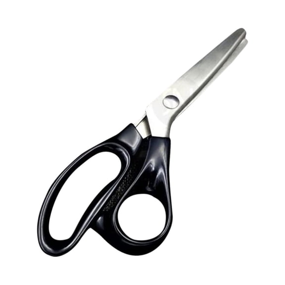AUDeals Stainless Steel Shears Scissors for Fabric Cutting, Fabric Craft Scrapbook Scissors, Decorative Sewing Cutter Scissors with Comfort Grips