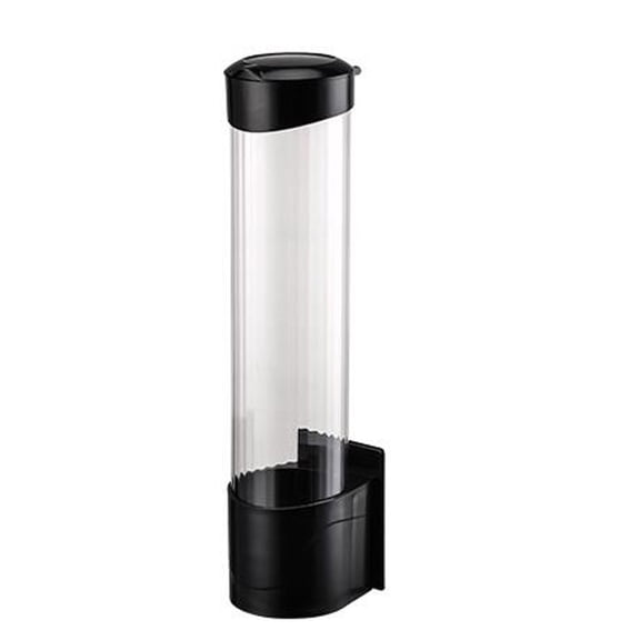 AUDeals Wall Mounted Disposable Cup Dispenser, Pull Type Holder, Fit 7oz to 12oz Cups, Come with Adhesive and Screws for Water Cooler Daily Cup Storage and Placement