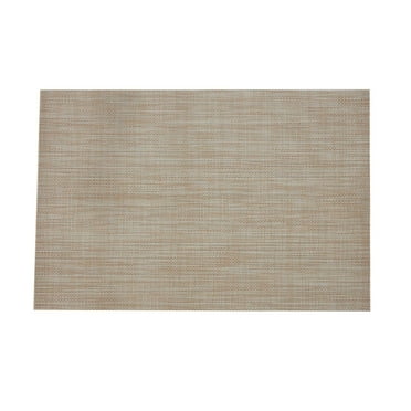AUDeals Washable Indoor/Outdoor Vinyl Place Mats for Dining Table Durable PVC Weave Table Mats 17.7*11.8 Inch Rectangle Pad Placemat for Table Topper Home Decoration Dinner Table