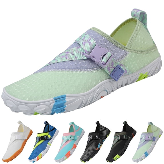 AUDeals Water Shoes for Men and Women, Quick Dry Aqua Sneakers with Non Slip Comfort, Lightweight Beach and Swim Sport Style