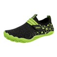 thumbnail image 1 of AUDeals Water Shoes for Women and Men Quick Dry Barefoot Aqua Socks Slip On for Beach Pool Hiking and Training (Black, 7), 1 of 9
