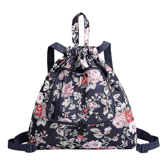 AUDeals Waterproof Foldable Drawstring Backpack, Lightweight Sports Fitness Sackpack, Multi-Functional Travel School Daybag