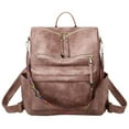 thumbnail image 1 of AUDeals Women Fashion Leather Backpack Purse, Large Capacity Convertible Shoulder Bag, Designer Ladies Casual Travel College Daypack, 1 of 9