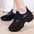 thumbnail image 1 of AUDeals Women's Athletic Running Shoes, Lightweight Air Cushion Sneakers with Gym and Walking Comfort (Black, 7.5), 1 of 5