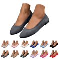 thumbnail image 1 of AUDeals Women's Block Heel Pumps, Pointed Toe Dress Shoes with Portable Comfort for Office, Party and Daily Wear (Dark Blue, 8), 1 of 9