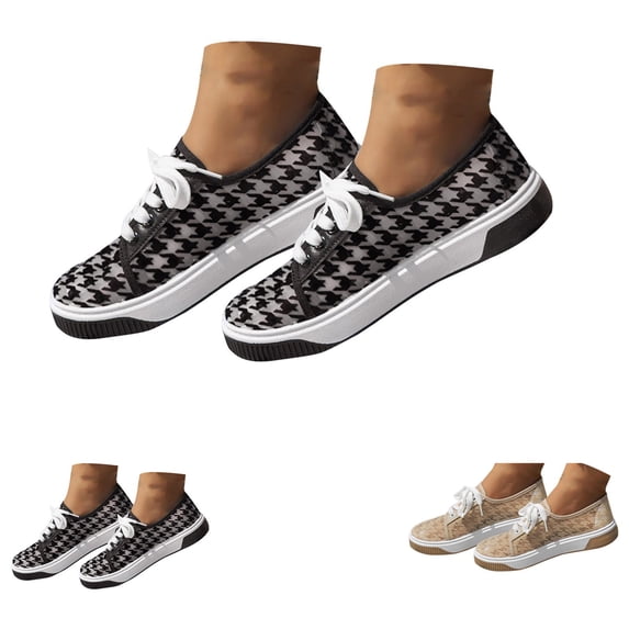 AUDeals Women’s Canvas Backless Mule Sneakers, Low Top Slip On Platform Loafers, Soft Sole Casual Walking Tennis Shoes for Daily Outdoor Wear (Black, 7.5)