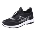 thumbnail image 1 of AUDeals Women’s Lace Up Running Shoes Non Slip Walking Shoes Breathable Gym Workout Sneakers Travel Work Sports Shoes (Black, 7.5), 1 of 4